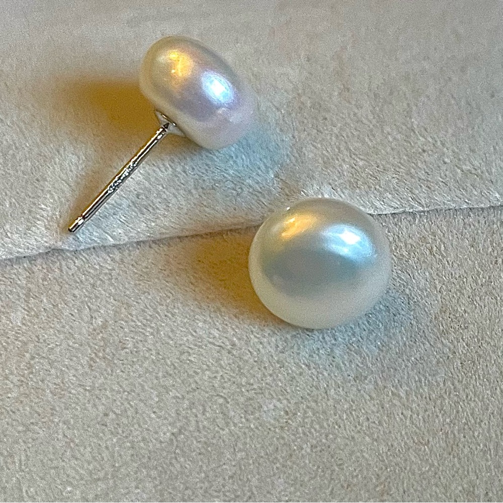 Sterling & Freshwater Pearl Earrings